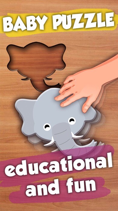 Emulate iPhone app Animal Wooden Puzzle - Riddles using MyAndroid