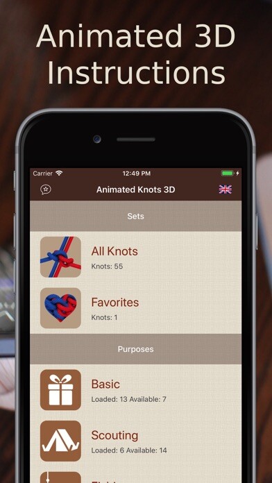 Emulate iPhone app Animated 3D Knots using MyAndroid Emulate iPhone app Animated 3D Knots using MyAndroid