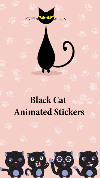 Emulate iPhone app Animated Black Catmoji GIF using MyAndroid Emulate iPhone app Animated Black Catmoji GIF using MyAndroid