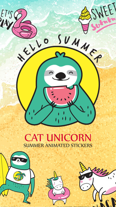 Emulate iPhone app Animated Cat Unicorn Stickers using MyAndroid Emulate iPhone app Animated Cat Unicorn Stickers using MyAndroid