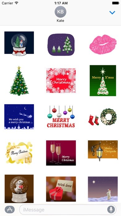 Emulate iPhone app Animated Christmas Sticker Gif using MyAndroid Emulate iPhone app Animated Christmas Sticker Gif using MyAndroid