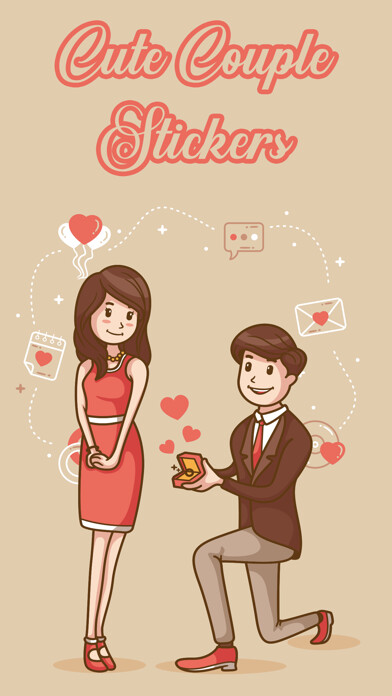 Emulate iPhone app Animated Cute Couple Love using MyAndroid
