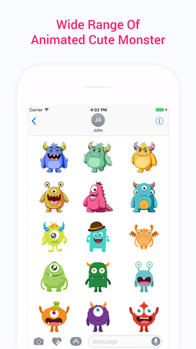 Emulate iPhone app Animated Cute Monsters using MyAndroid Emulate iPhone app Animated Cute Monsters using MyAndroid