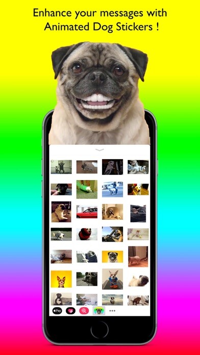Emulate iPhone app Animated Dog Stickers using MyAndroid Emulate iPhone app Animated Dog Stickers using MyAndroid
