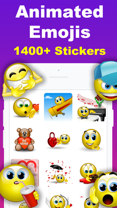 Emulate iPhone app Animated Emoji 3D Sticker GIF using MyAndroid Emulate iPhone app Animated Emoji 3D Sticker GIF using MyAndroid