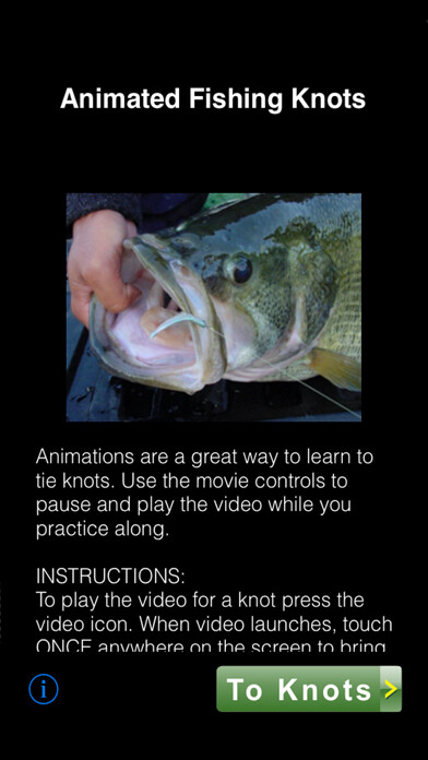 Emulate iPhone app Animated Fishing Knots using MyAndroid Emulate iPhone app Animated Fishing Knots using MyAndroid