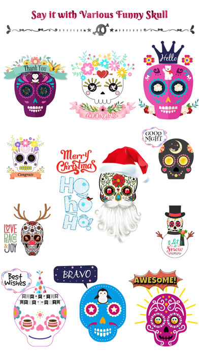 Emulate iPhone app Animated Funny Skull Emoji using MyAndroid Emulate iPhone app Animated Funny Skull Emoji using MyAndroid