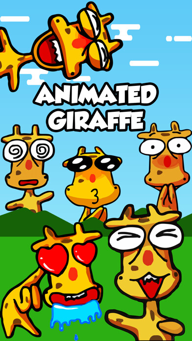 Emulate iPhone app Animated Giraffe Sticker App using MyAndroid Emulate iPhone app Animated Giraffe Sticker App using MyAndroid