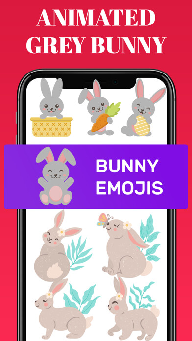 Emulate iPhone app Animated Grey Bunny using MyAndroid