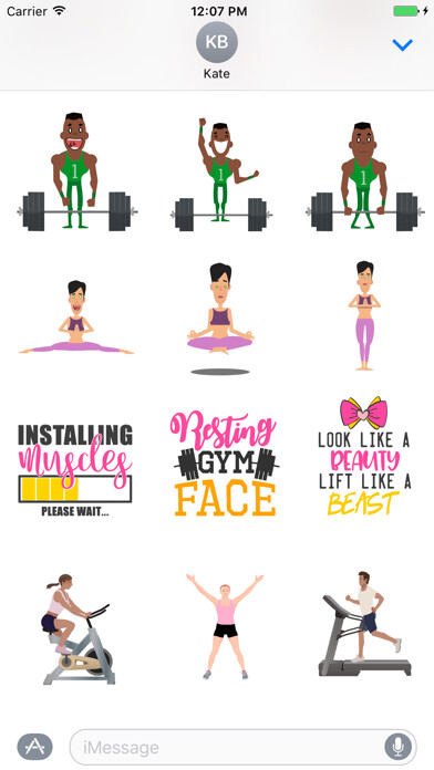 Emulate iPhone app Animated Gym, Fitness & Yoga using MyAndroid Emulate iPhone app Animated Gym, Fitness & Yoga using MyAndroid