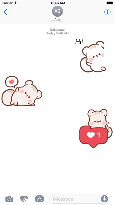 Emulate iPhone app Animated Happy Little Squirrel using MyAndroid