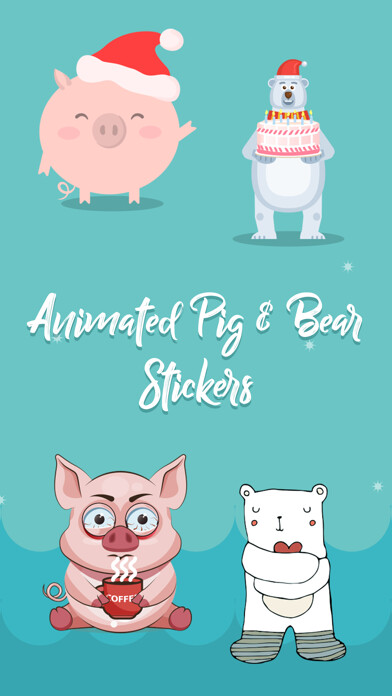 Emulate iPhone app Animated Pig & Bear Emoji using MyAndroid Emulate iPhone app Animated Pig & Bear Emoji using MyAndroid