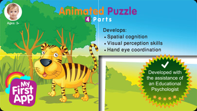 Emulate iPhone app Animated Puzzle 1 using MyAndroid Emulate iPhone app Animated Puzzle 1 using MyAndroid
