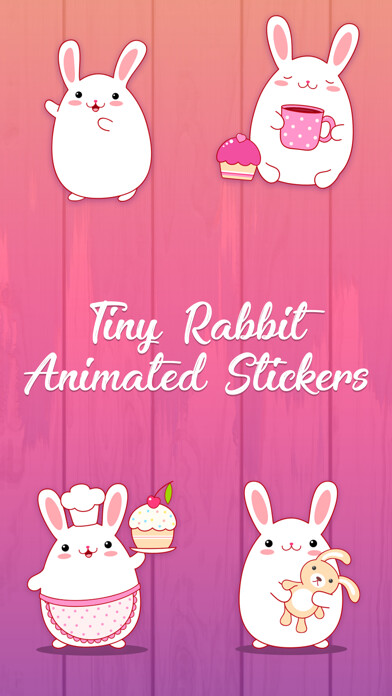 Emulate iPhone app Animated Rabbits Emojis using MyAndroid