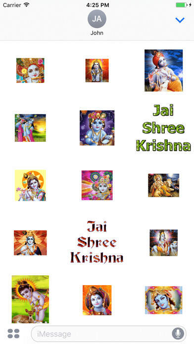 Emulate iPhone app Animated Radha Krishna Sticker using MyAndroid Emulate iPhone app Animated Radha Krishna Sticker using MyAndroid