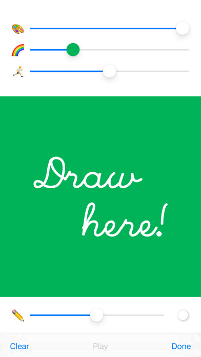 Emulate iPhone app Animate Draw - Sketch Movies using MyAndroid