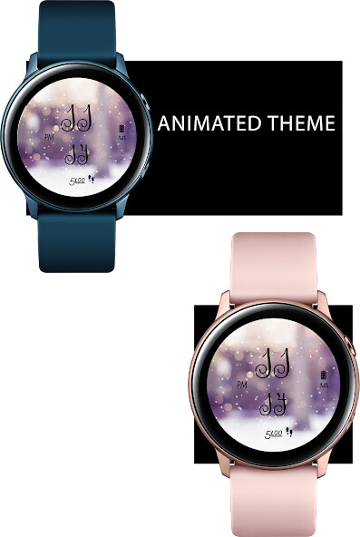 Run android online APK Animated Snowing Night Watch F from MyAndroid or emulate Animated Snowing Night Watch F using MyAndroid