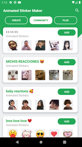 Run android online APK Animated Sticker Maker: My GIF from MyAndroid or emulate Animated Sticker Maker: My GIF using MyAndroid