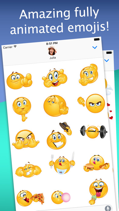 Emulate iPhone app Animated Stickers for iMessage using MyAndroid Emulate iPhone app Animated Stickers for iMessage using MyAndroid