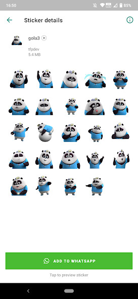 Run android online APK Animated Stickers Packs Cute And Funny from MyAndroid or emulate Animated Stickers Packs Cute And Funny using MyAndroid