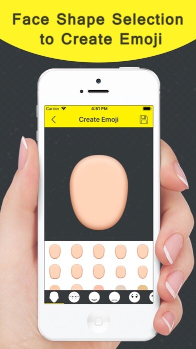 Emulate iPhone app Animated Stickers Video Maker using MyAndroid