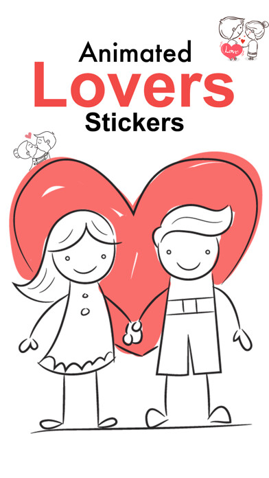 Emulate iPhone app Animated Sticky Lovers using MyAndroid Emulate iPhone app Animated Sticky Lovers using MyAndroid
