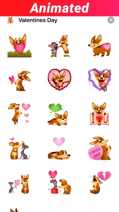 Emulate iPhone app Animated Valentines Day GIF IM using MyAndroid Emulate iPhone app Animated Valentines Day GIF IM using MyAndroid