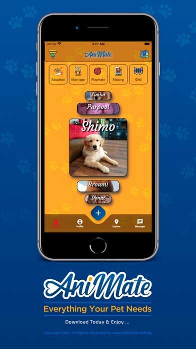Emulate iPhone app Animate - Pet finder app using MyAndroid Emulate iPhone app Animate - Pet finder app using MyAndroid