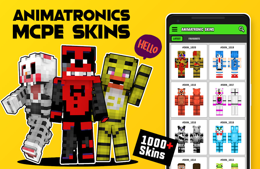 Run android online APK Animatronic Skins PRO from MyAndroid or emulate Animatronic Skins PRO using MyAndroid