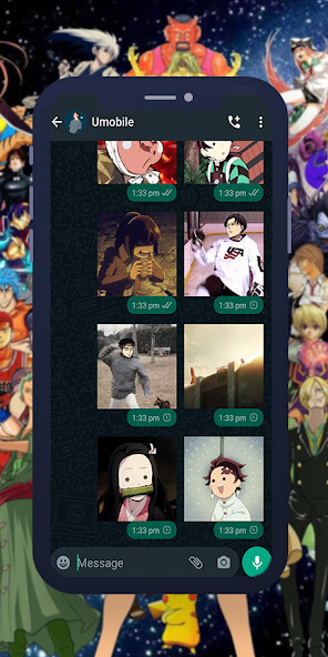 Run android online APK Anime Animated WASticker from MyAndroid or emulate Anime Animated WASticker using MyAndroid