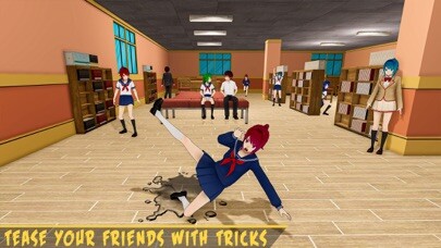 Emulate iPhone app Anime Bad School Girl Life 3D using MyAndroid