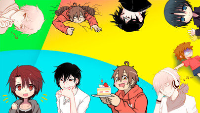 Emulate iPhone app Anime Boys Stickers using MyAndroid Emulate iPhone app Anime Boys Stickers using MyAndroid
