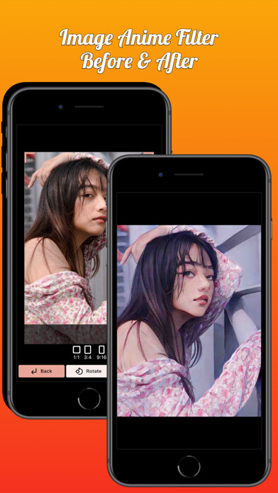 Emulate iPhone app Anime Camera Filter using MyAndroid
