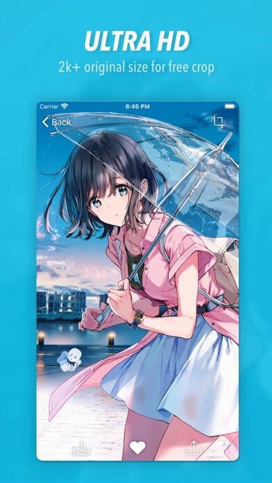 Emulate iPhone app Anime Gallery-Wallpaper of ACG using MyAndroid Emulate iPhone app Anime Gallery-Wallpaper of ACG using MyAndroid