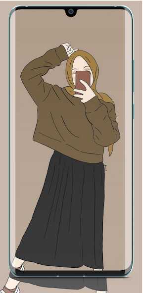 Run android online APK Anime Girl Selfie Wallpaper from MyAndroid or emulate Anime Girl Selfie Wallpaper using MyAndroid