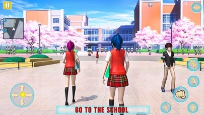 Emulate iPhone app Anime Girl Yandere School Life using MyAndroid Emulate iPhone app Anime Girl Yandere School Life using MyAndroid