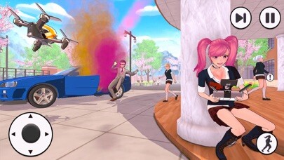 Emulate iPhone app Anime High School Bad Girl Sim using MyAndroid Emulate iPhone app Anime High School Bad Girl Sim using MyAndroid