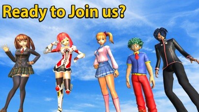 Emulate iPhone app Anime High School Days Life 3D using MyAndroid