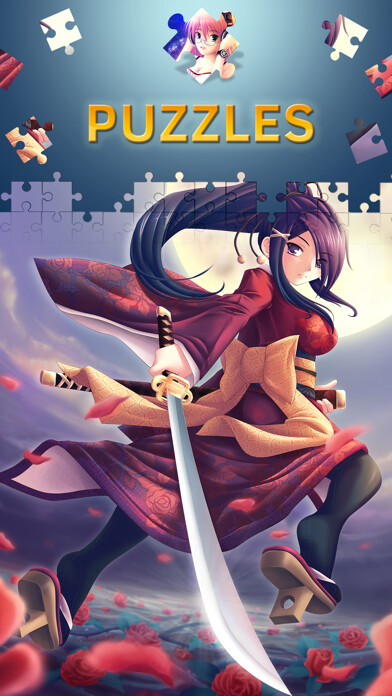 Emulate iPhone app Anime Jigsaw Puzzles Free using MyAndroid