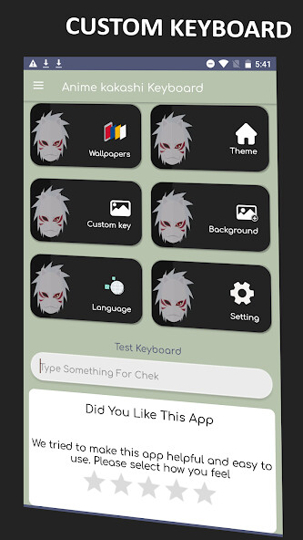 Run android online APK Anime Keyboard Theme Kakashi from MyAndroid or emulate Anime Keyboard Theme Kakashi using MyAndroid