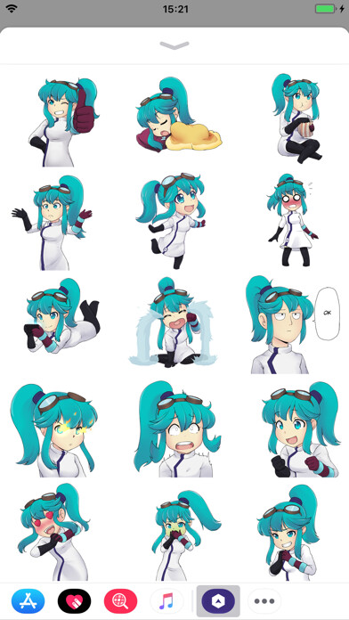 Emulate iPhone app AnimeLab Anime Stickers using MyAndroid Emulate iPhone app AnimeLab Anime Stickers using MyAndroid