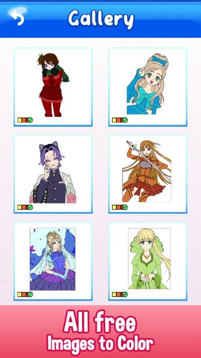 Emulate iPhone app Anime Manga Paint by Number using MyAndroid Emulate iPhone app Anime Manga Paint by Number using MyAndroid