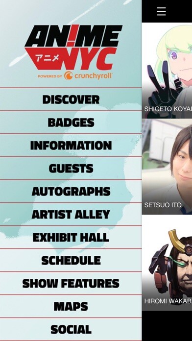Emulate iPhone app Anime NYC using MyAndroid