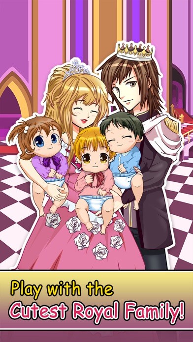 Emulate iPhone app Anime Princess Salon Makeover - little fashion dress-up & make-up spa game for girl kids! using MyAndroid
