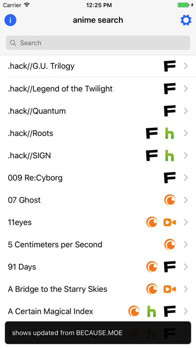 Emulate iPhone app Anime Search by ayyfish using MyAndroid Emulate iPhone app Anime Search by ayyfish using MyAndroid
