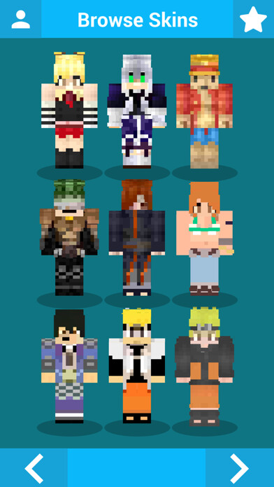Emulate iPhone app Anime Skins For Minecraft MCPE using MyAndroid Emulate iPhone app Anime Skins For Minecraft MCPE using MyAndroid