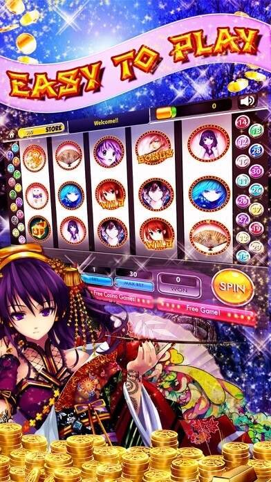 Emulate iPhone app Anime Slots Free Casino 777 Slot Machines HD Games using MyAndroid Emulate iPhone app Anime Slots Free Casino 777 Slot Machines HD Games using MyAndroid