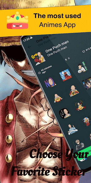 Run android online APK Anime Stickers WastickerApp from MyAndroid or emulate Anime Stickers WastickerApp using MyAndroid