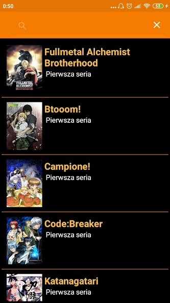 Run android online APK Anime TV - z polskimi napisami from MyAndroid or emulate Anime TV - z polskimi napisami using MyAndroid