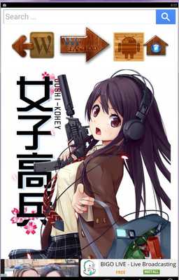 Emulate Android APK Anime Wallpaper by app builder